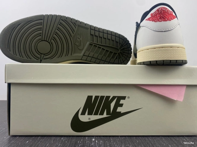 Rep TB WMNS Olive 1 Low Air DZ4137-106 x Travis OG Jordan Scott 0808